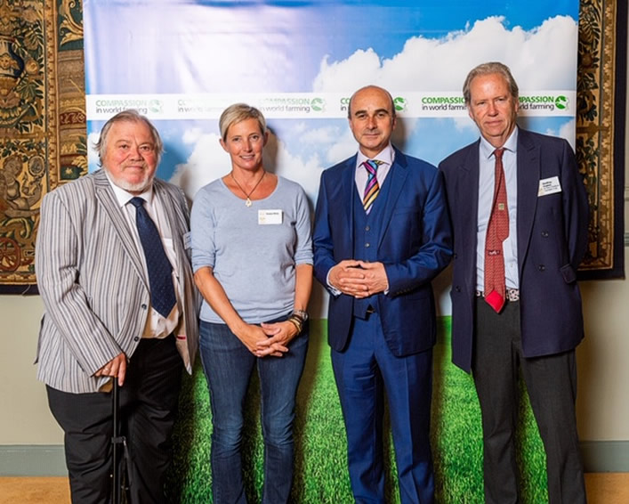 Compassion in World Farming Award ceremony in Brussels